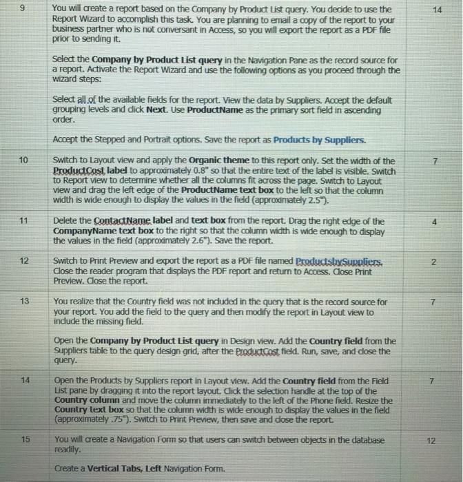 Project Description: You will create a form so