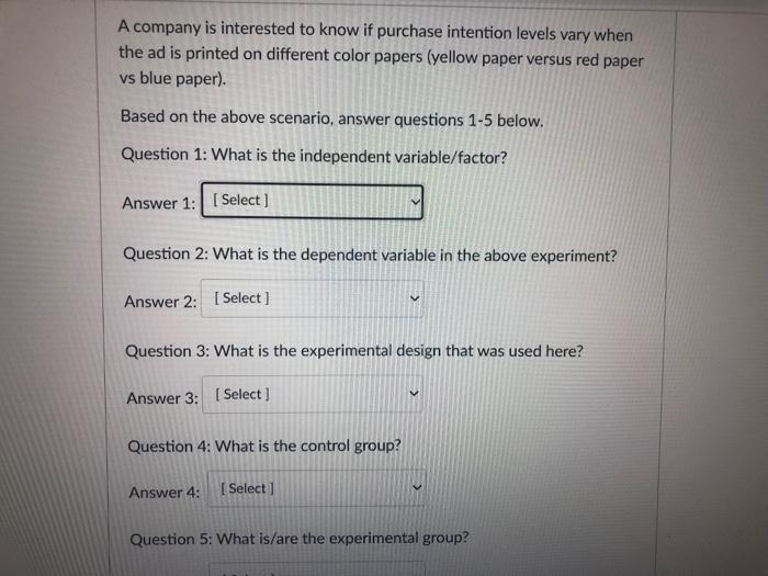 the ad is printed on different color papers