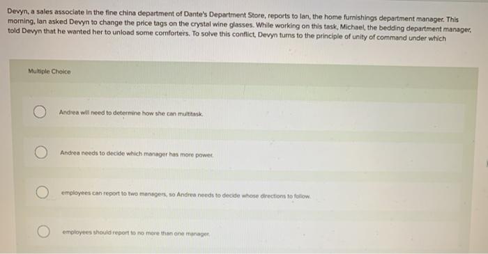 Devyn, a sales associate in the fine china