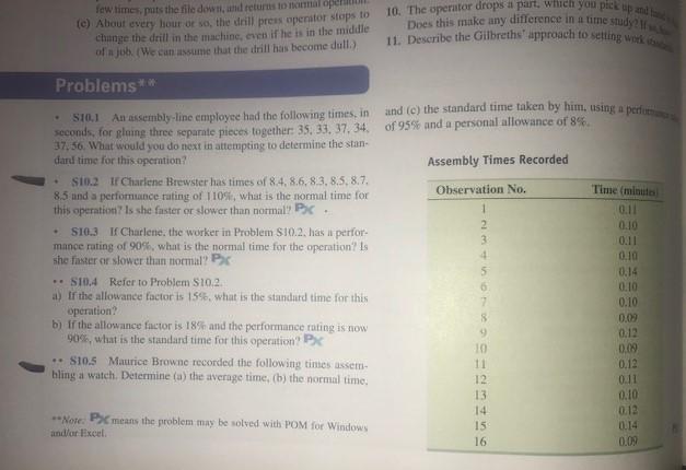 just 2 and 5 few times, puts the file down, and