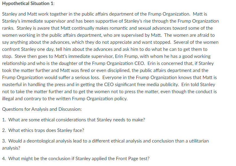 Stanley and Matt work together in the public