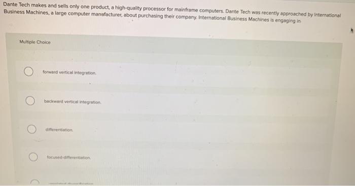 Dante Tech makes and sells only one product, a