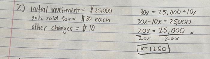 PLEASE SHOW WORK. Thank you so much for your