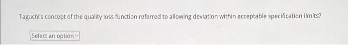 the drop down are true/false Control limits are