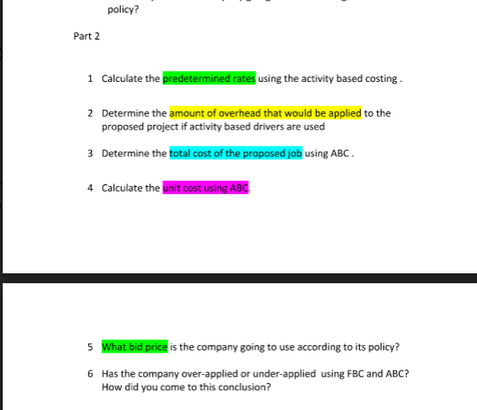 QUESTION 2 ABC problem Company LSD LTD has 4
