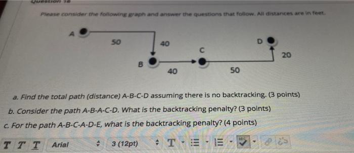 Please consider the following graph and answer