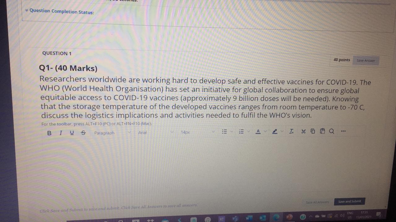 solve this questions discuss the logistics