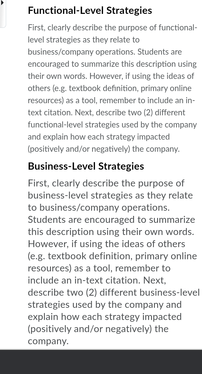 Costco company Functional-Level Strategies First,