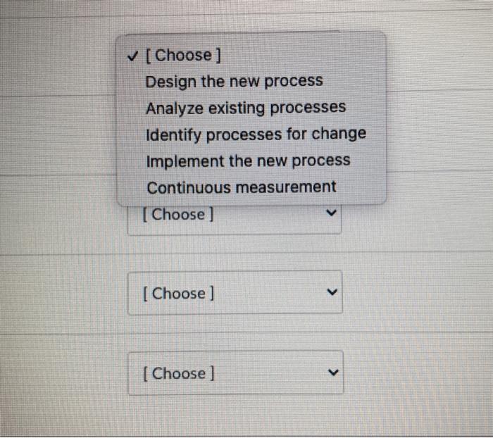 2.5 pts Question 5 Arrange the four steps of