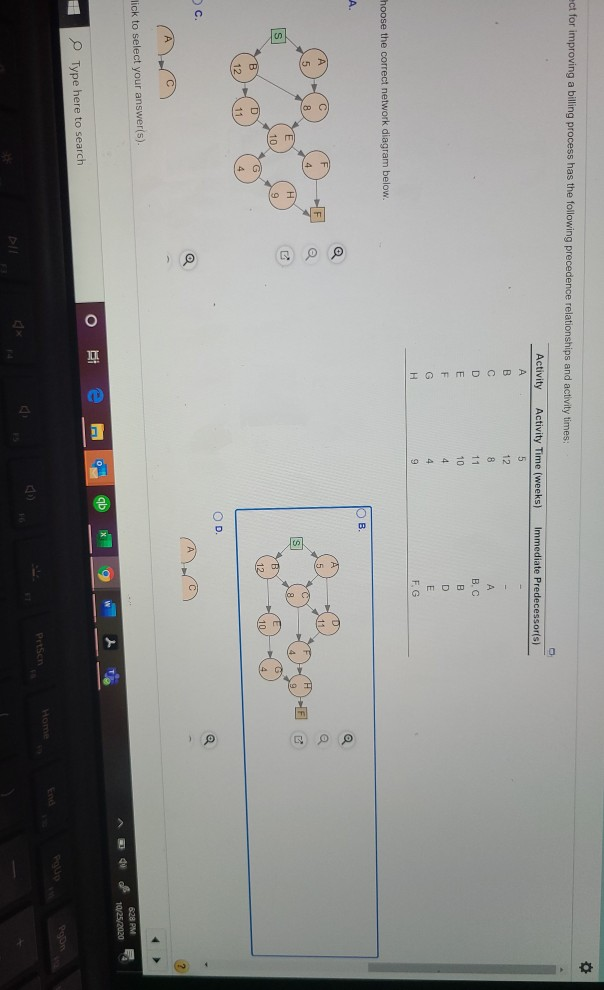 please help with part a and b ect for improving a
