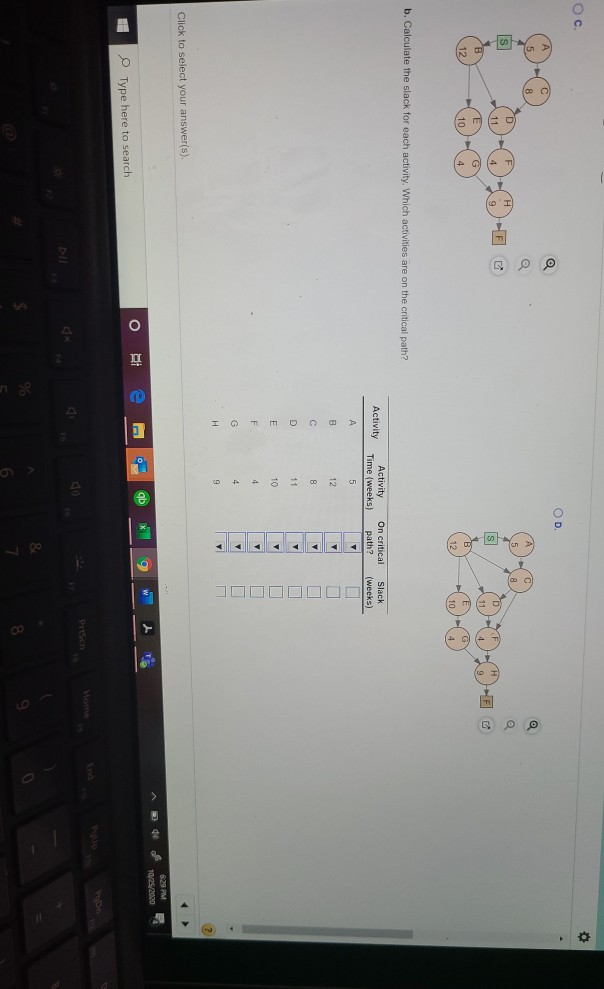 please help with part a and b ect for improving a