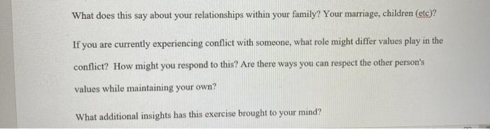 What difference does this exercise make? Now that