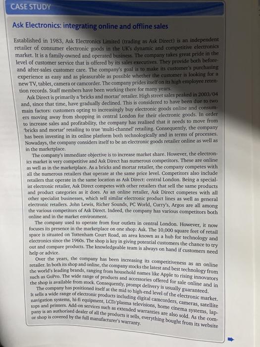 please answer #1 in a clear detailed response