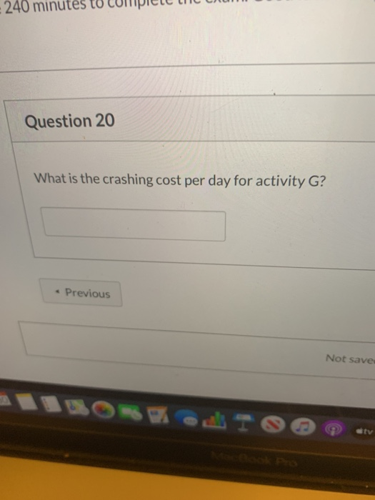 Given the following data and network, find answer