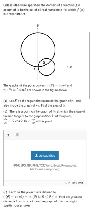 Unless otherwise specified, the domain of a