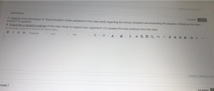 QUESTION 1 Case study: Performance Appraisal (For