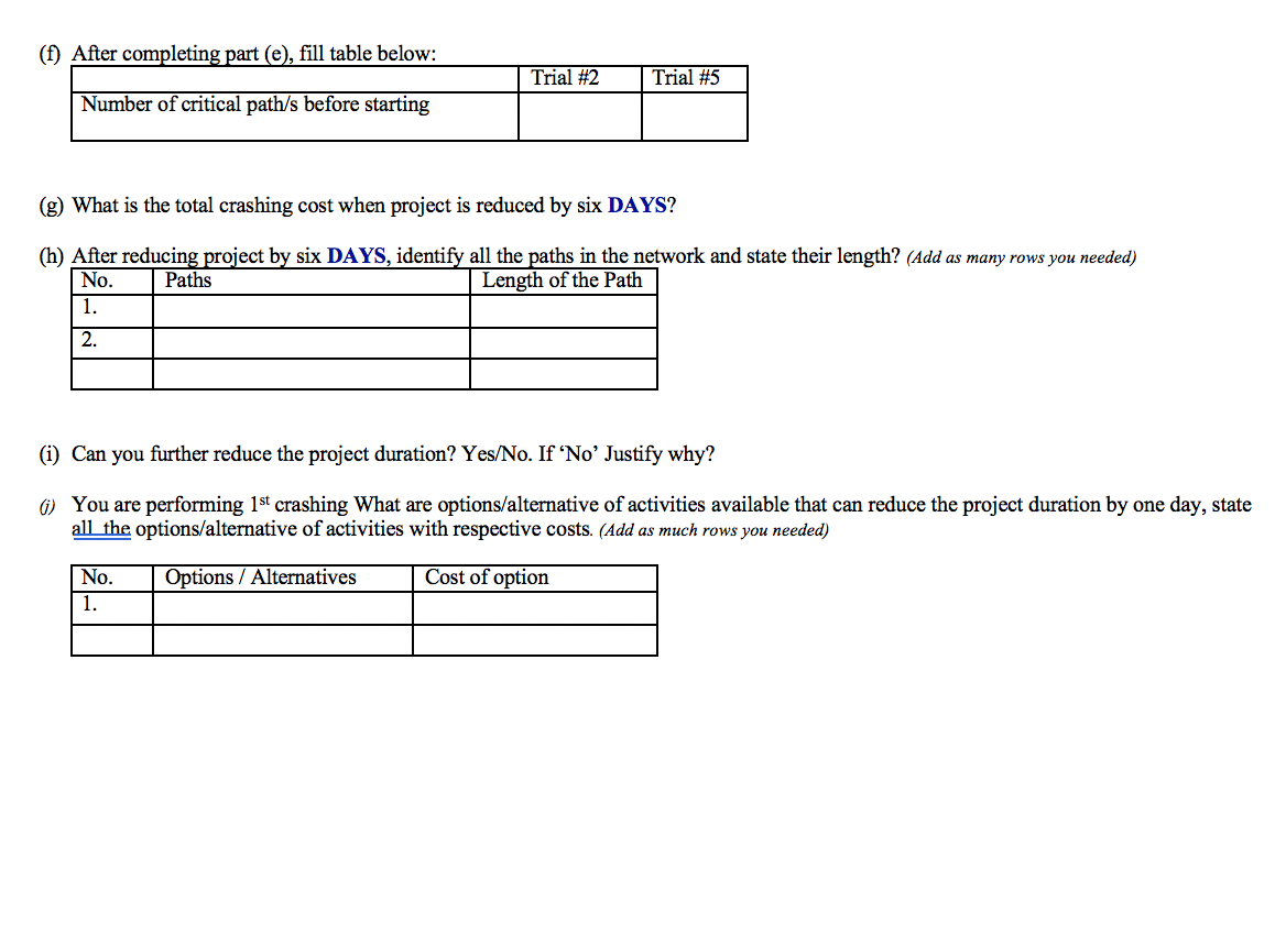 QUESTION 1: FTSA Engineering Company won a new