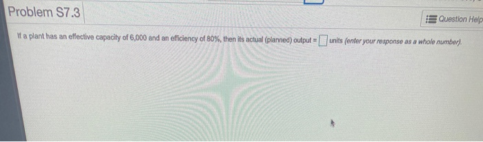 Problem 7.1 Question Help Borges Machine Shop,