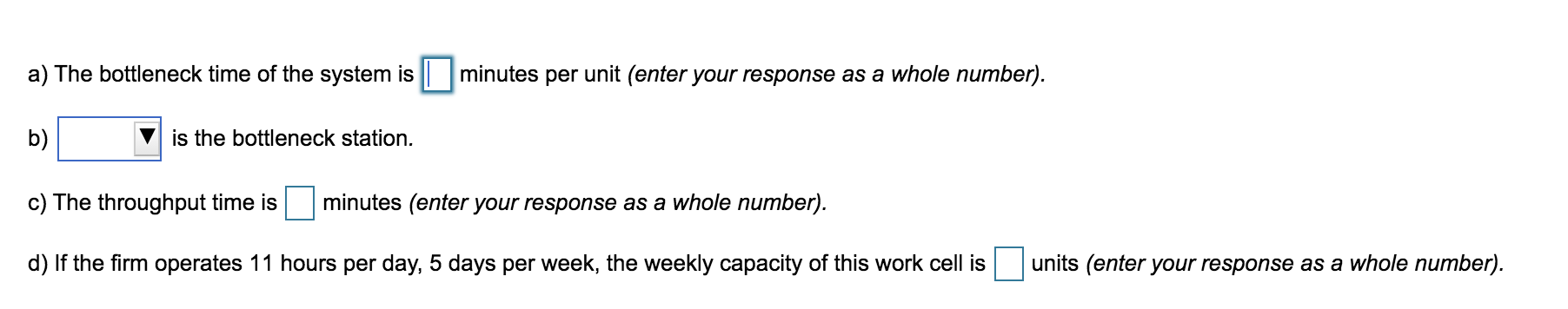 The three-station work cell illustrated in the