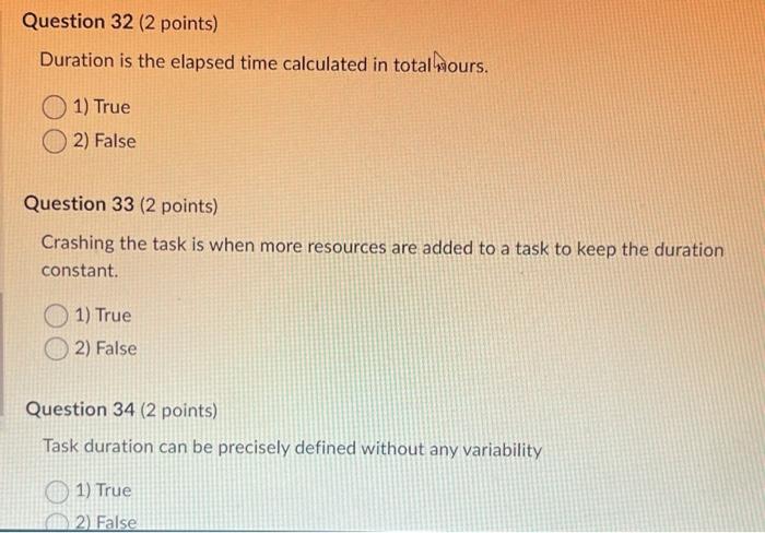 Duration is the elapsed time calculated in