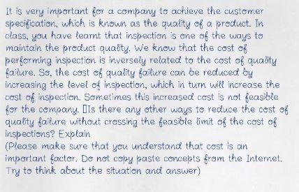 It is very important for a company to achieve the