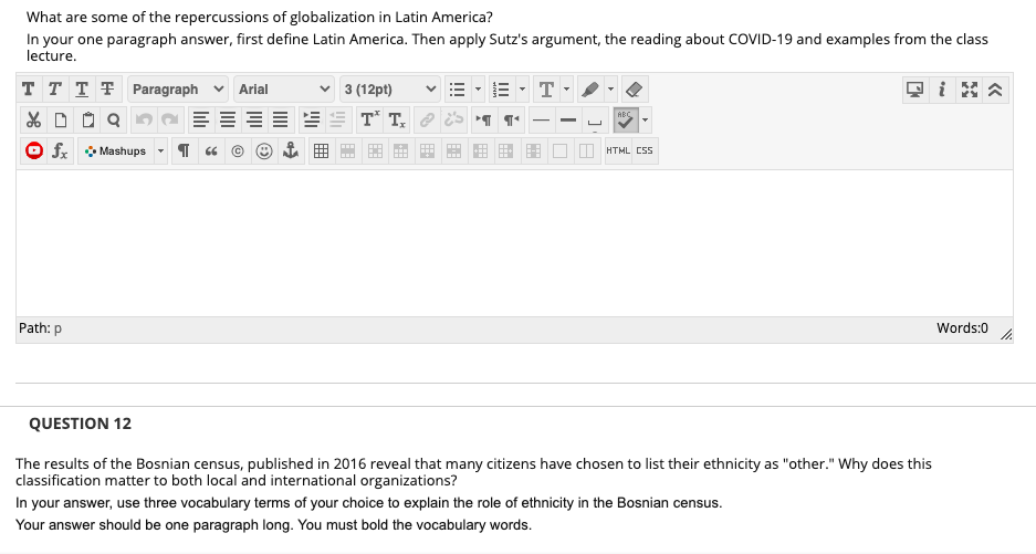 QUESTION 11 QUESTION 9 South / South cooperation