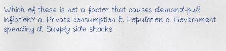 Which of these is not a factor that causes