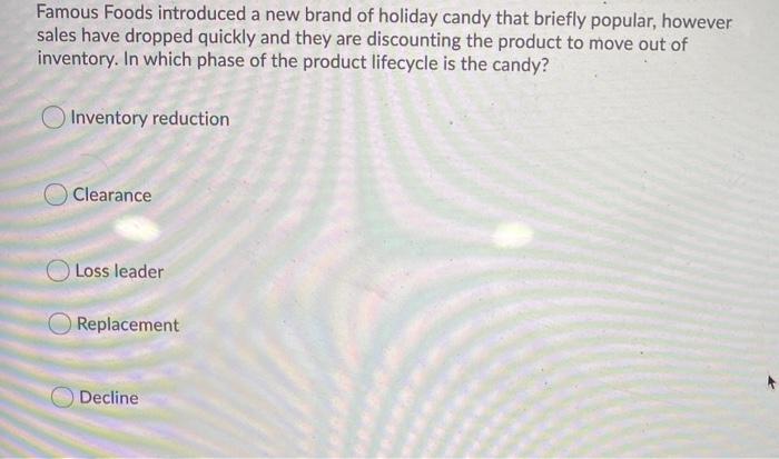 Famous Foods introduced a new brand of holiday