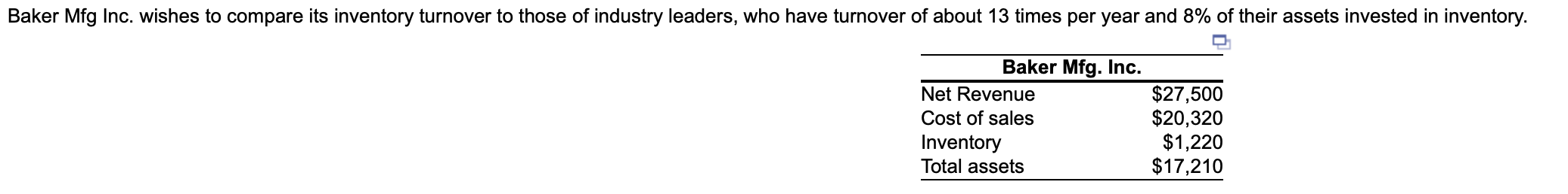1 round any answers to TWO decimal points Baker