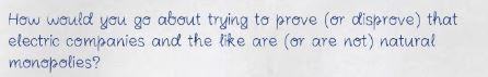 How would you go about trying to prove (or