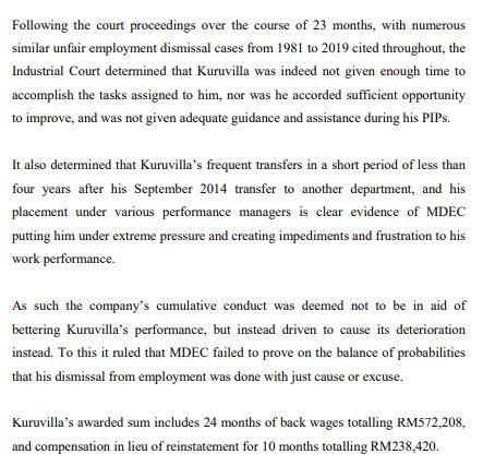 Employment Law and Industrial Relations Question