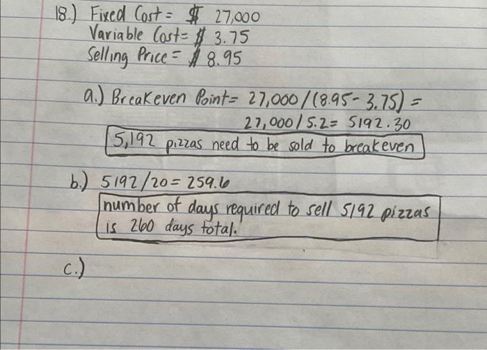 PLEASE ANSWER PART C ONLY! I will provide the