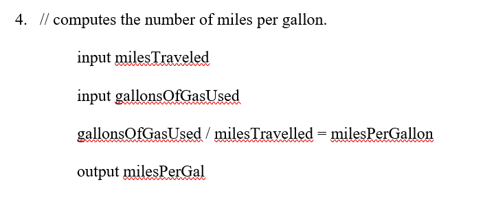 Each problem starts with some comments that