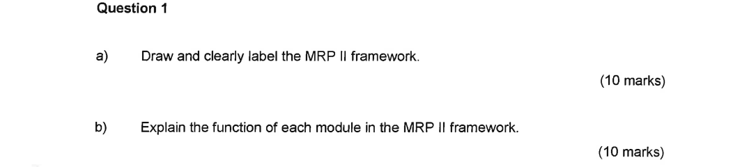 Please only answer B Question 1 a) b) Draw and