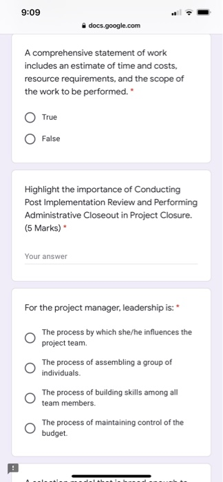 9:09 docs.google.com A comprehensive statement of