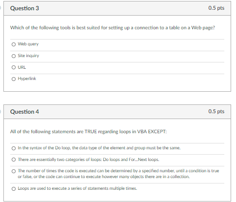 e Please answer both the questions as each