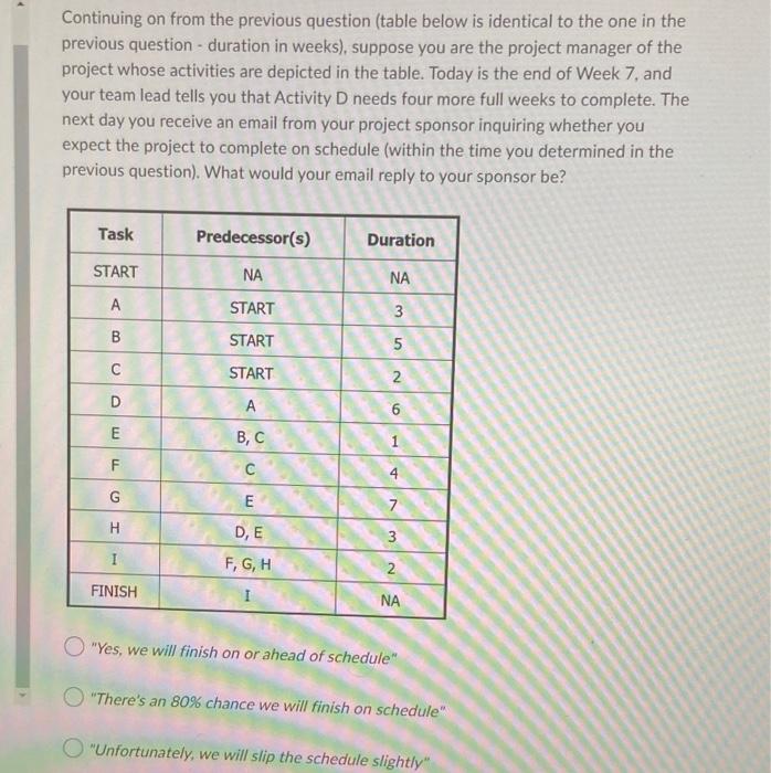 Continuing on from the previous question (table