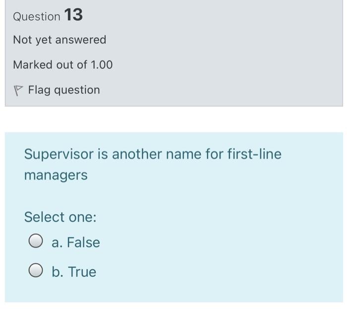 Question 13 Not yet answered Marked out of 1.00 P