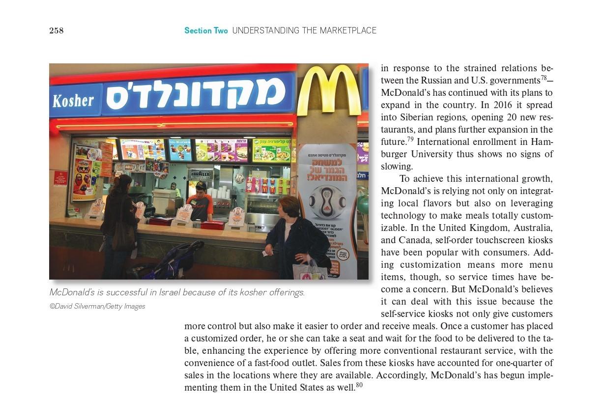 Read the Chapter Case Study McDonald- A Global