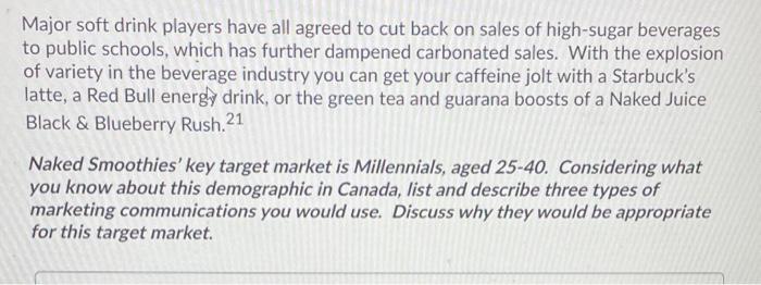 Major soft drink players have all agreed to cut