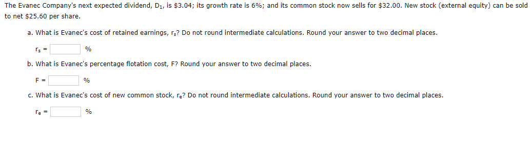 The future earnings, dividends, and common stock