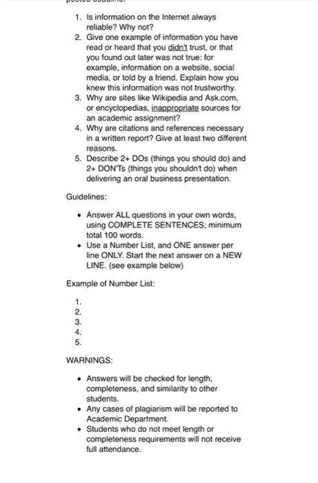 Business presentation 1. Is information on the