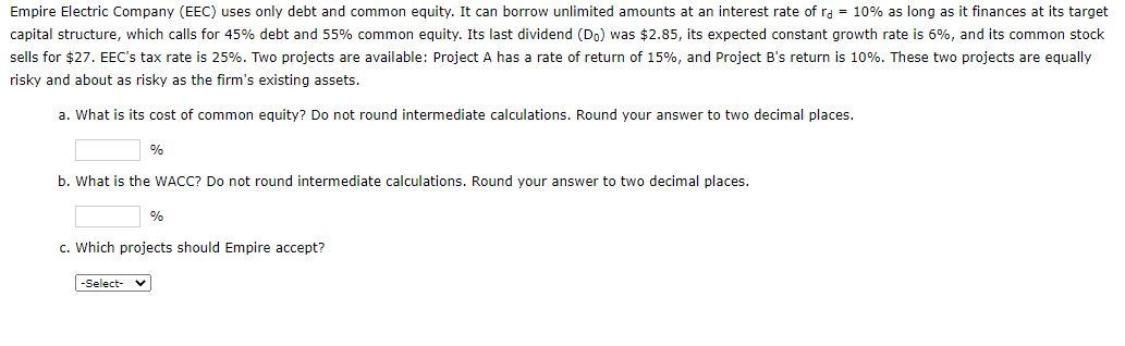 The future earnings, dividends, and common stock