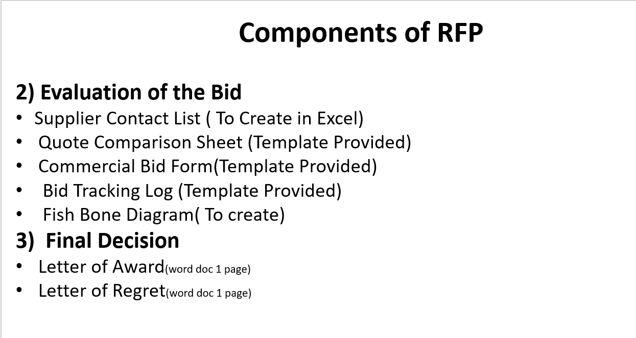 Request for Proposal(Assignment 4) In this