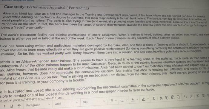 Commen LiGh status Case study: Performance