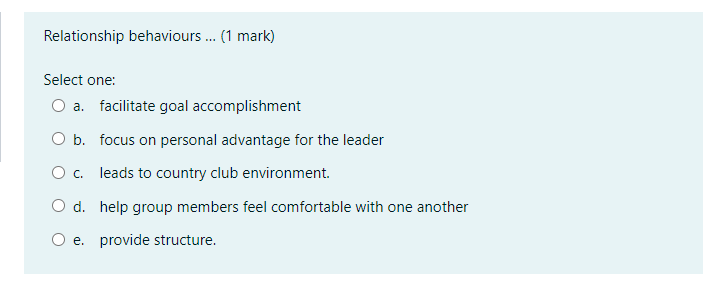 According to Henry Mintzberg, which one of those