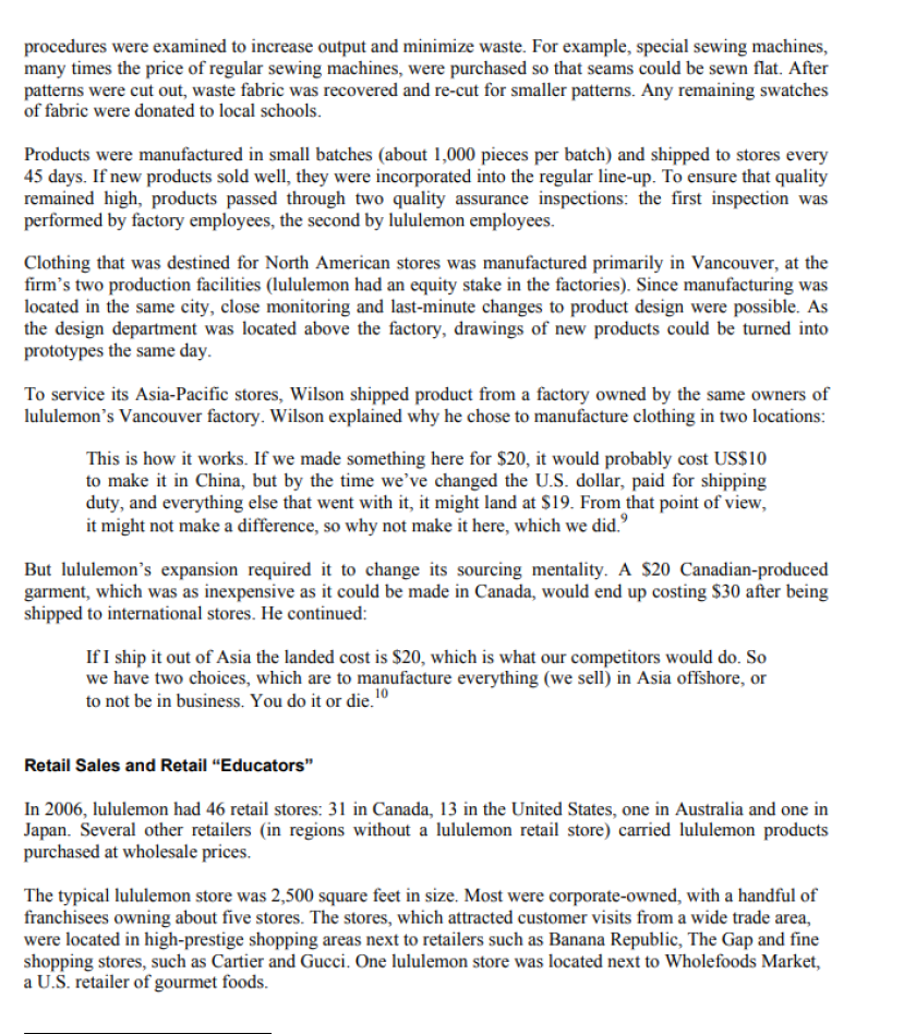 Question: Evaluate the opportunities in the case