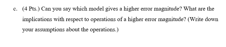 1. (20 points total) During the past 4 quarters,