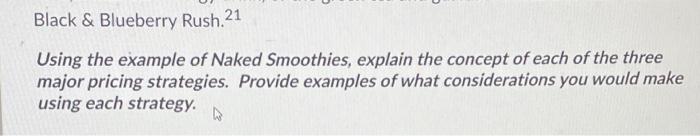 solve this too Black & Blueberry Rush.21 Using