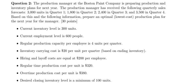 Please provide excel formulas Question 2: The